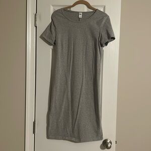Old navy small tall short sleeved grey dress
